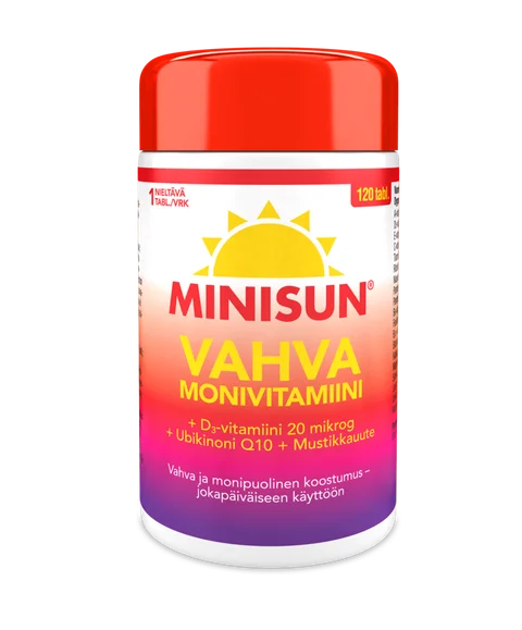 Minisun Monivitamiini Vahva 120 tabl.